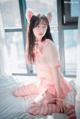 DJAWA Photo - Myu_a_ (뮤아): "Catgirl in Pink" (72 photos) P13 No.818e0e