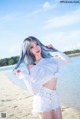 Plant Lily 花リリ Cosplay Beach lily P8 No.f018bd
